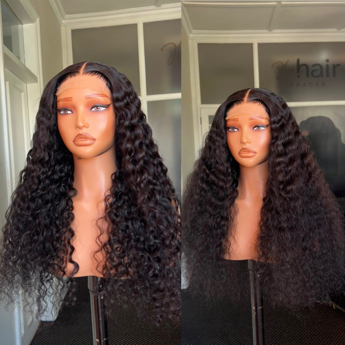 CLEARANCE 24” Brazilian Curly Closure Wig 250g