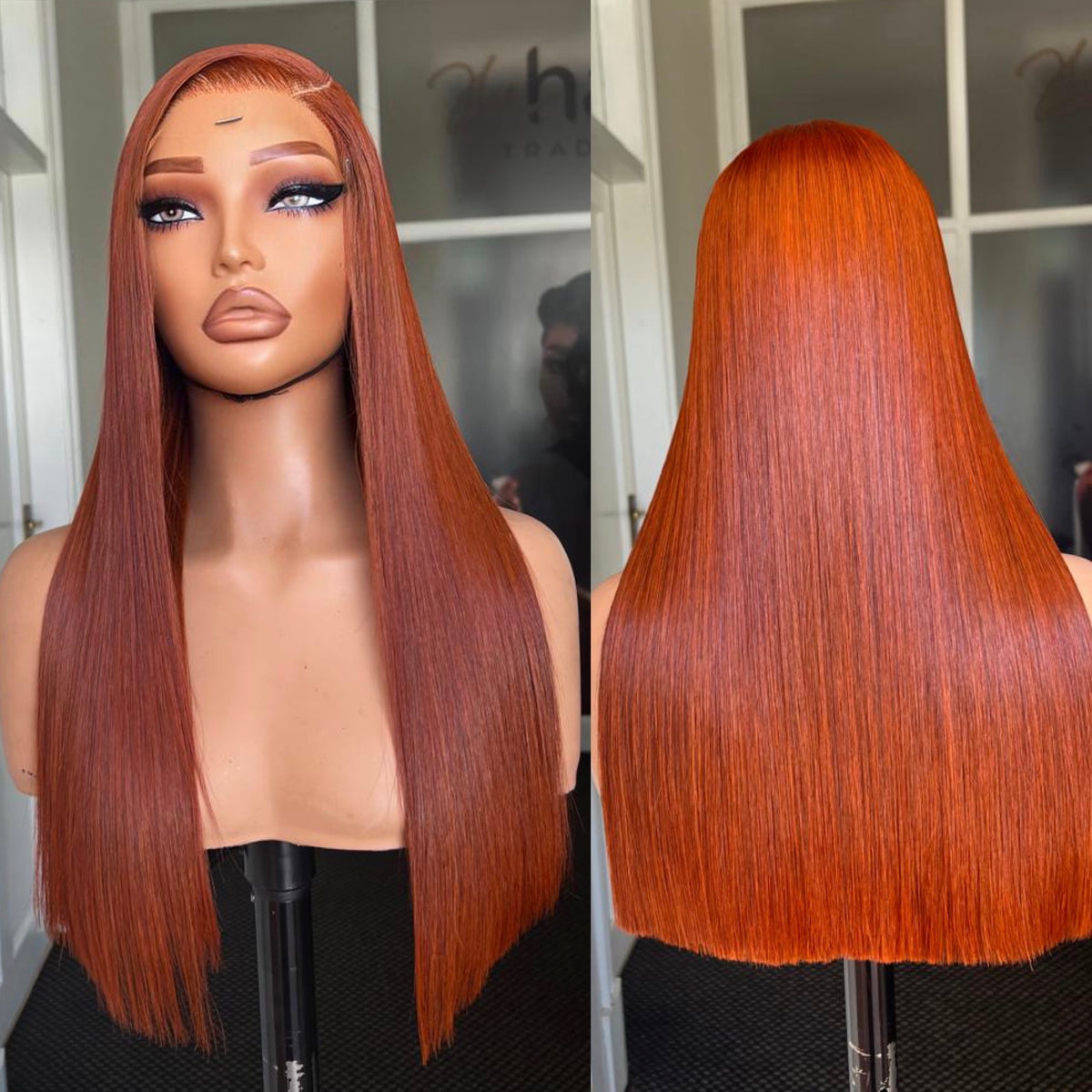 8”–18” Virgin Vietnamese SDD Bone Straight Bob Wig (Coloured)