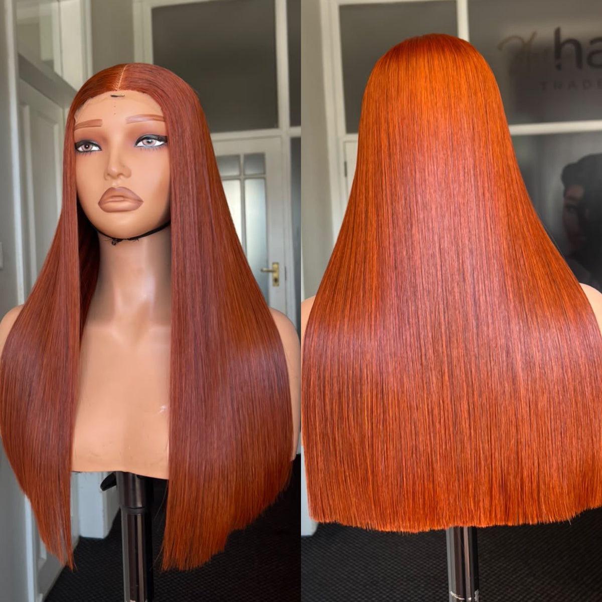 8”–18” Virgin Vietnamese SDD Bone Straight Bob Wig (Coloured)