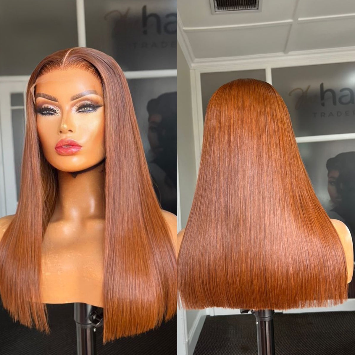 8”–18” Virgin Vietnamese SDD Bone Straight Bob Wig (Coloured)