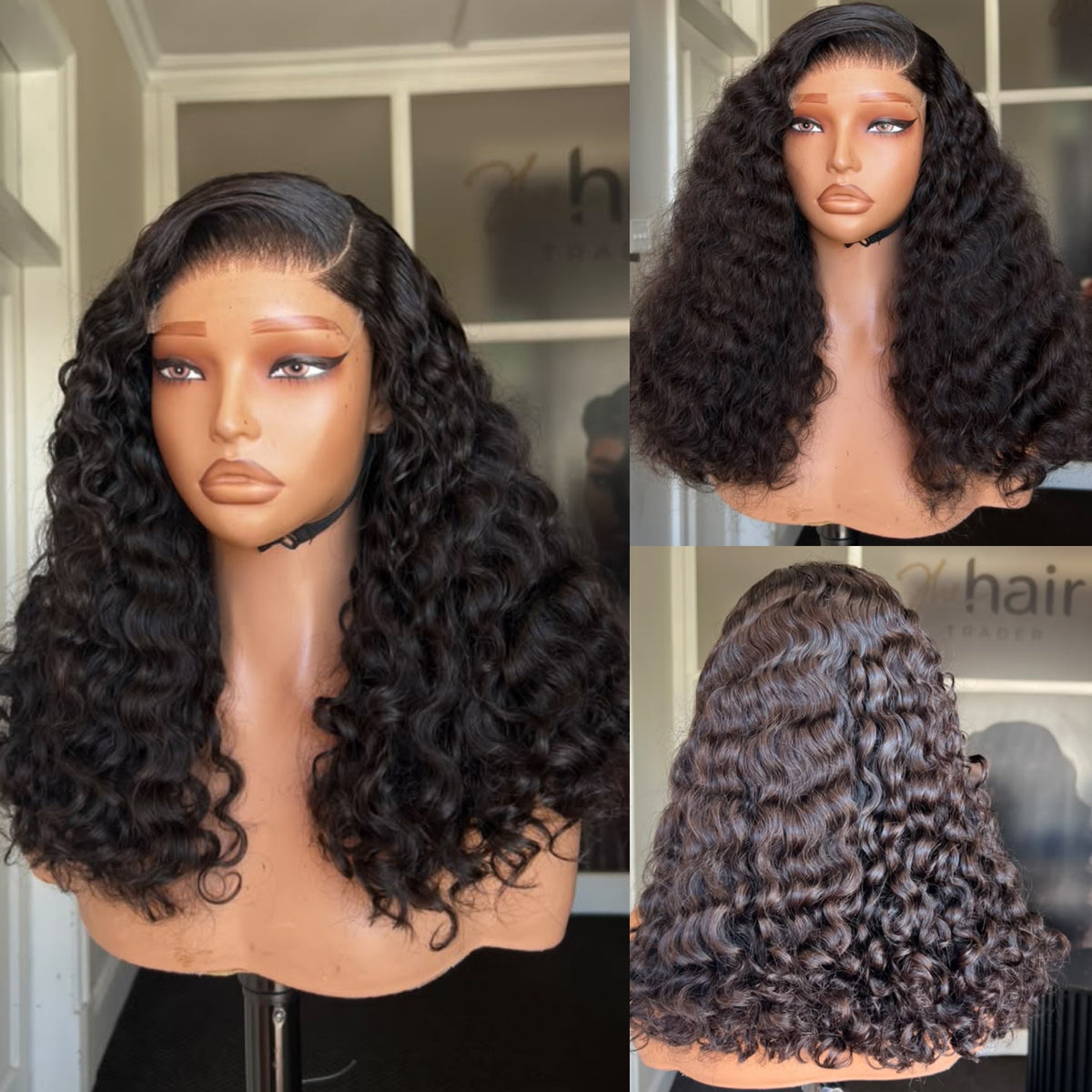 OUTLET 18” Brazilian DD Wavy HD Closure Wig 300g