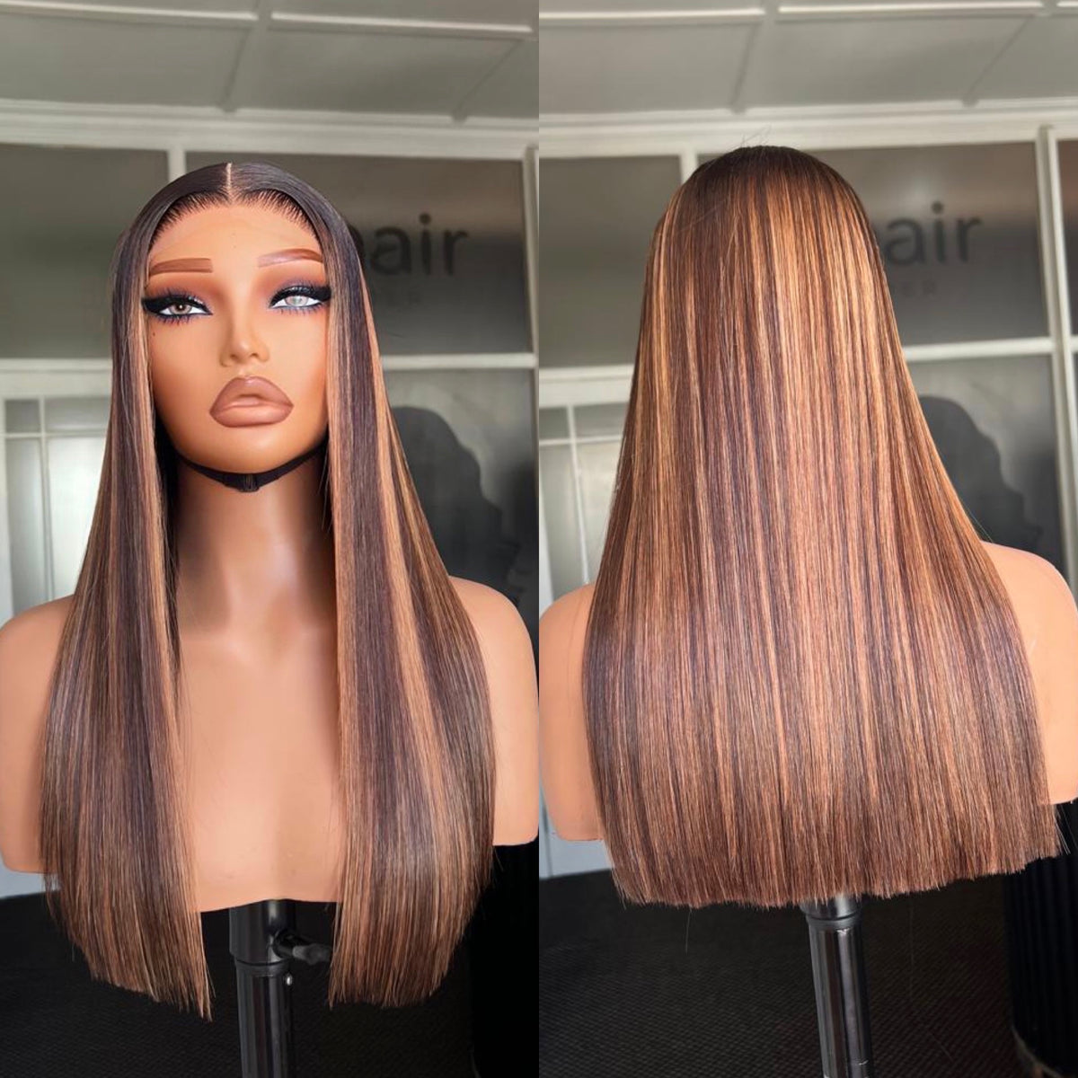 8”–18” Virgin Vietnamese SDD Bone Straight Bob Wig (Coloured)