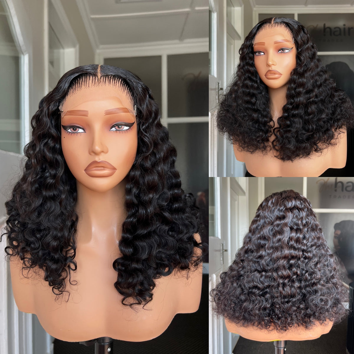OUTLET 14” - 18” (5x5) Brazilian Ocean Wave Closure Wig 250g