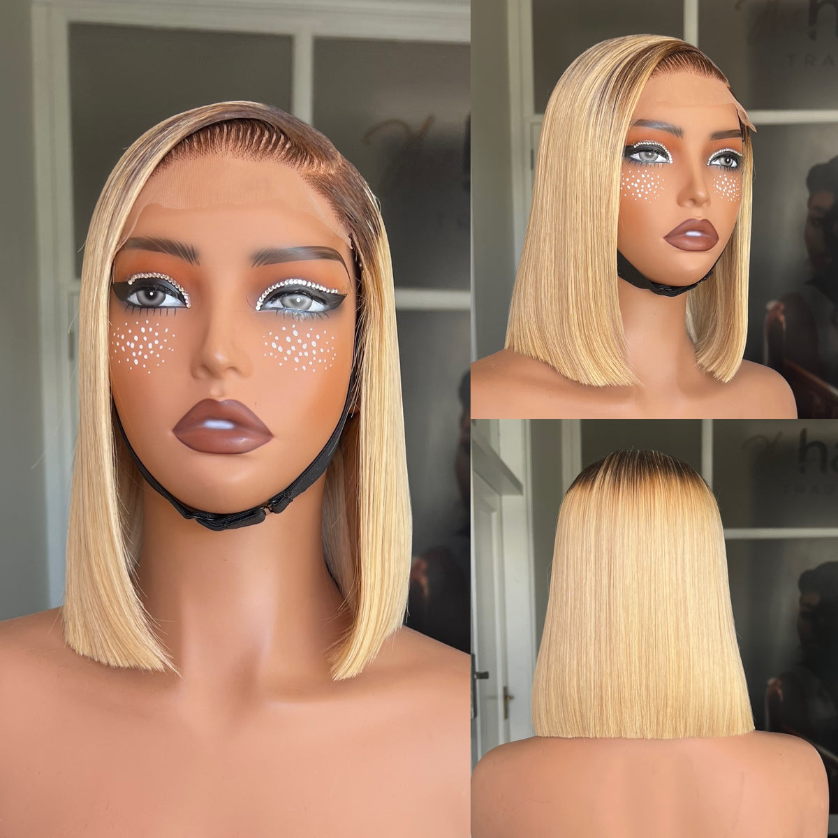 OUTLET 10” (5x5) Brazilian Double Drawn Closure Wig 250g + Colour