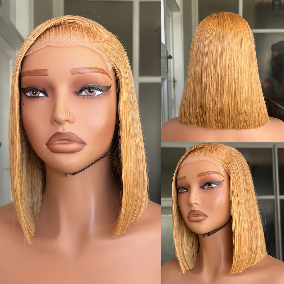 OUTLET 10” (5x5) Brazilian Double Drawn Closure Wig 250g + Colour