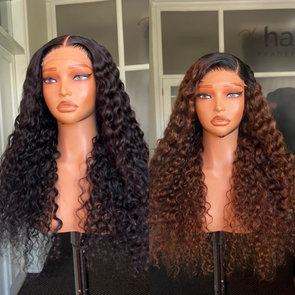 CLEARANCE 24” Brazilian Curly Closure Wig 250g