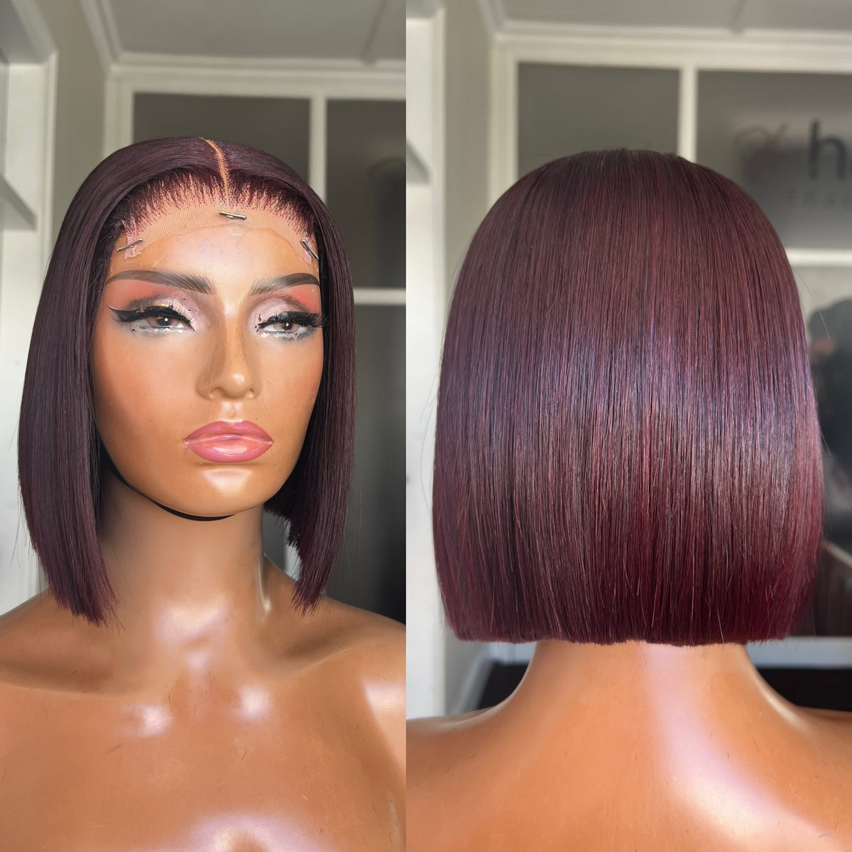 OUTLET 8” (4x4) Closure Brazilian Double Drawn Closure Wig 250g + Colour