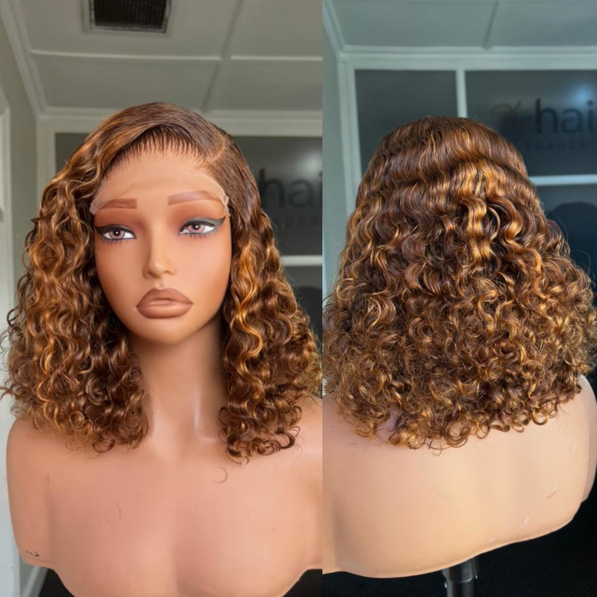 OUTLET 14” - 18” (5x5) Brazilian Ocean Wave Closure Wig 250g