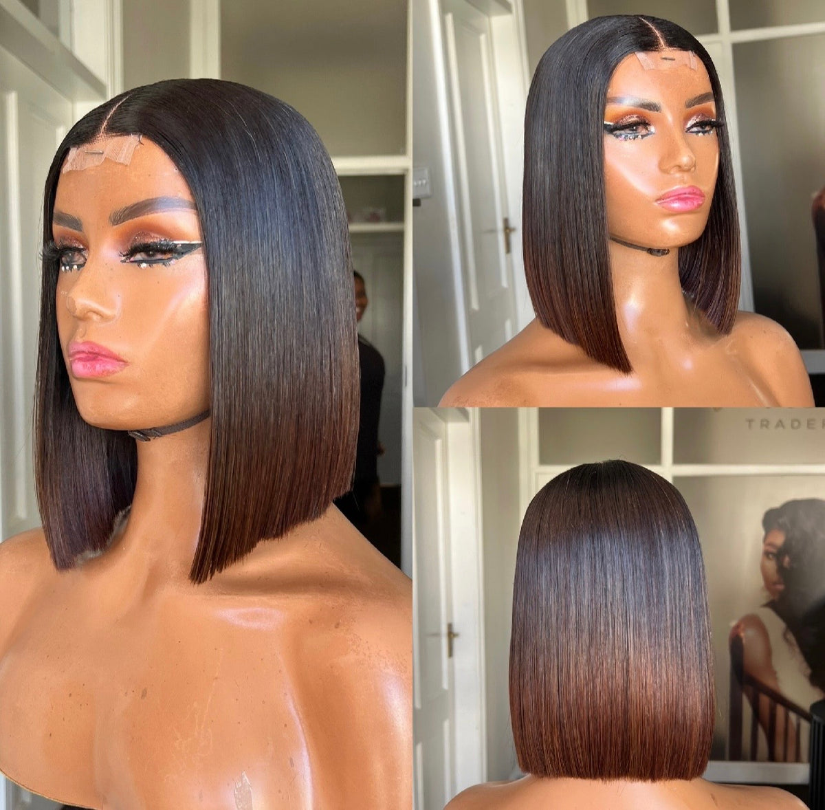 FLASH SALE 10” (2x6) Brazilian Closure Wig 250g + Colour