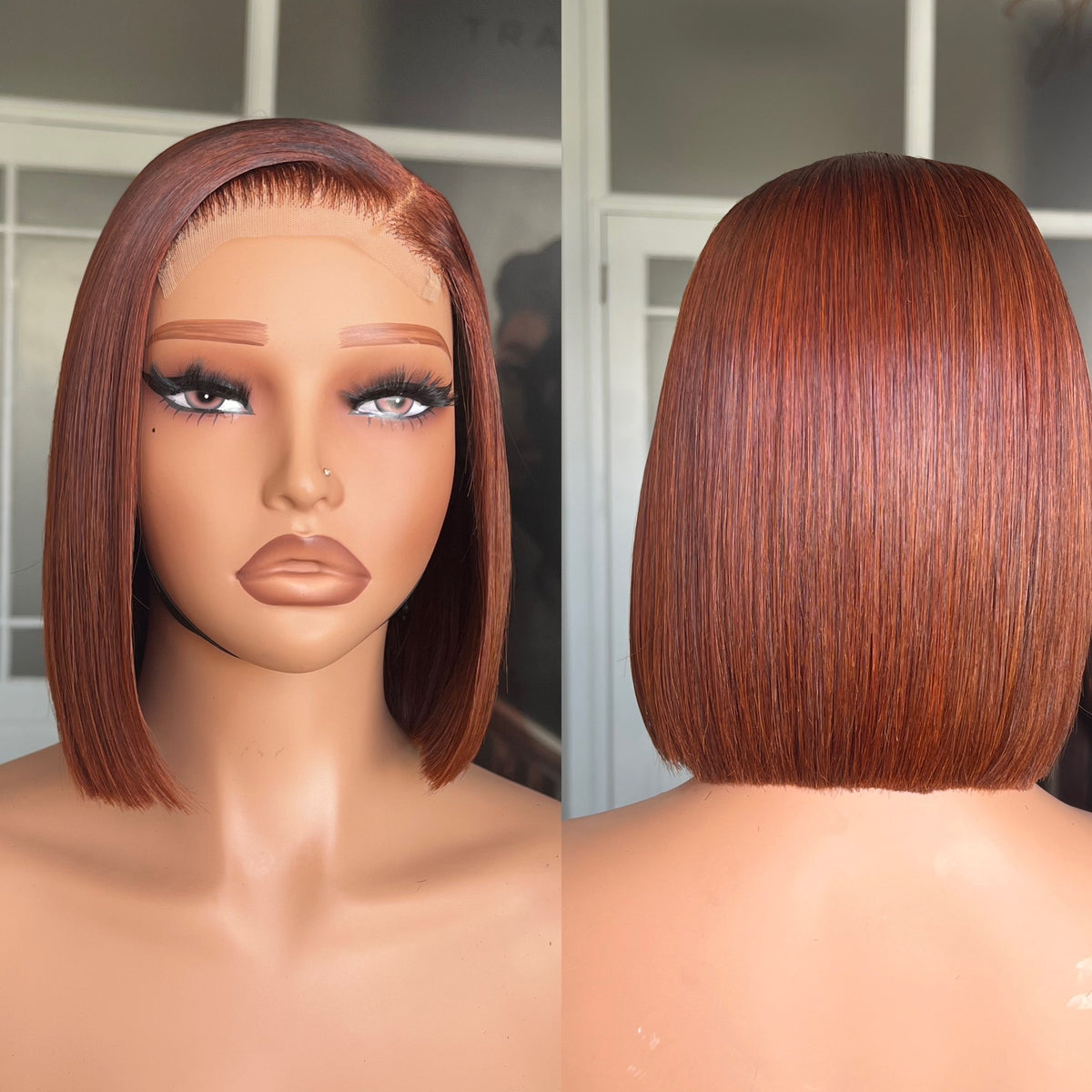 OUTLET 8” (4x4) Closure Brazilian Double Drawn Closure Wig 250g + Colour