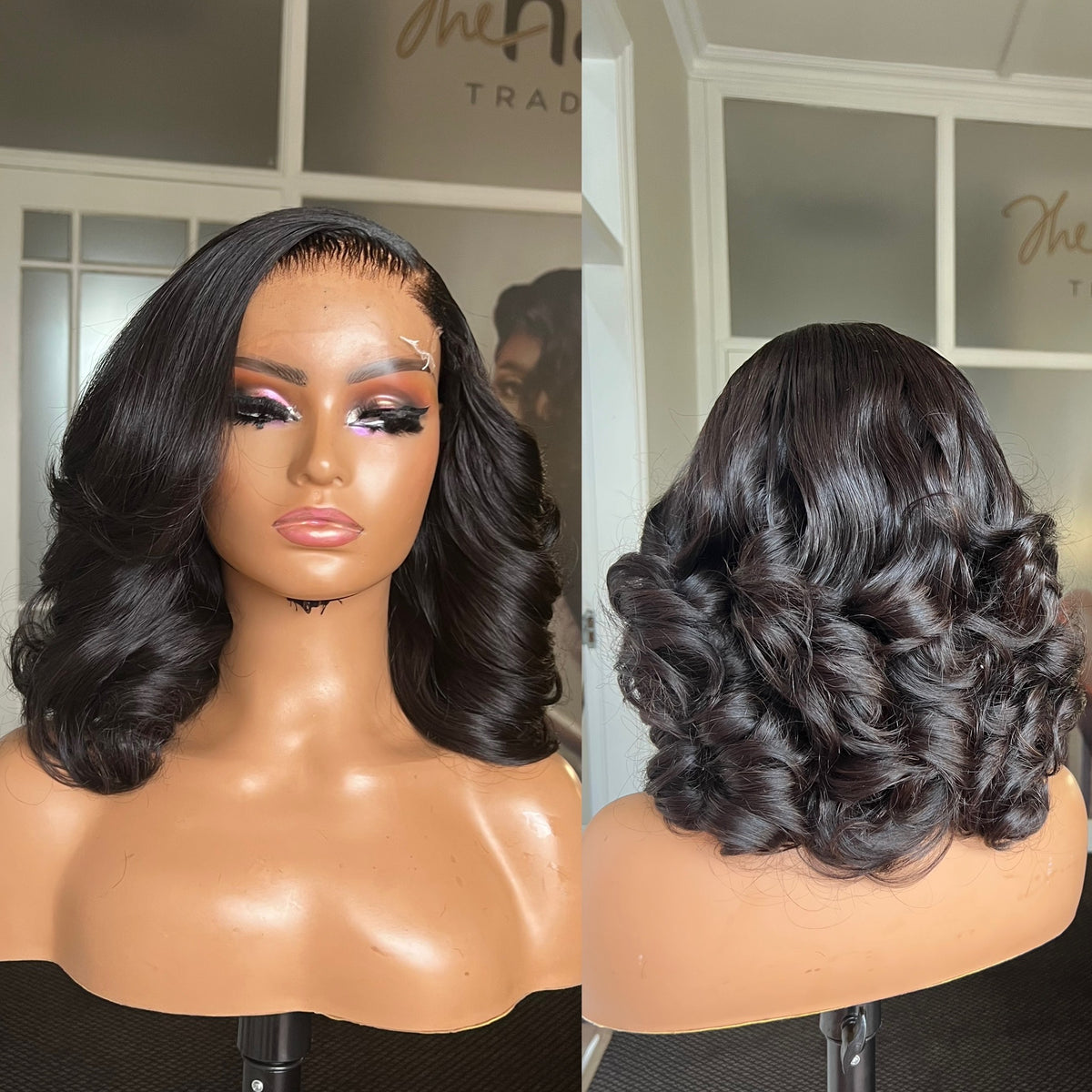 OUTLET 10” Vietnamese SDD Bounce (5x5) Closure Wig 300g