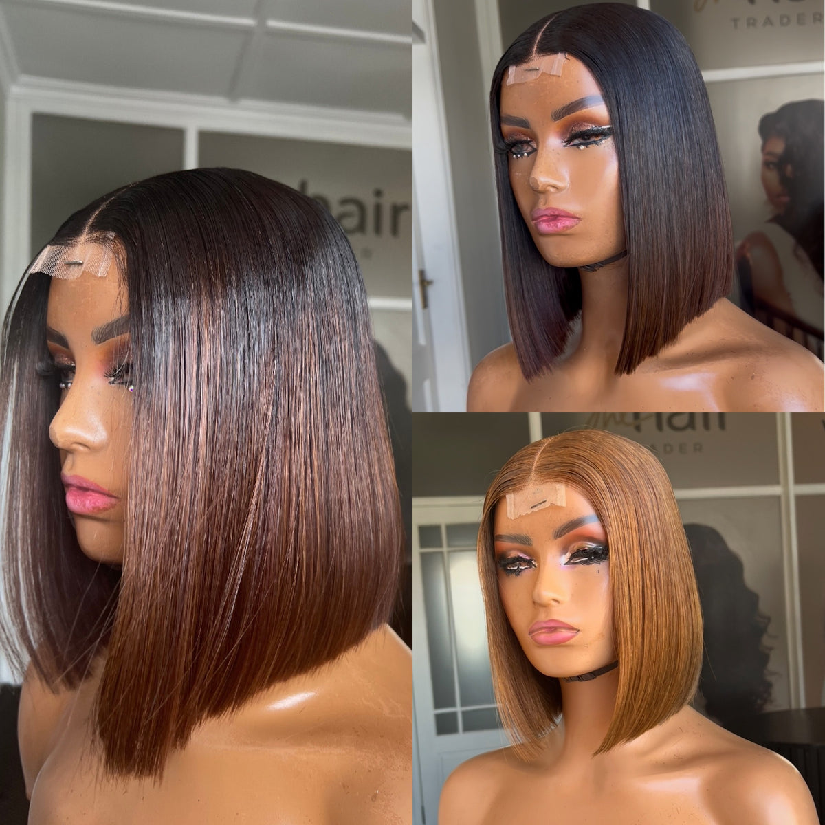 FLASH SALE 10” (2x6) Brazilian Closure Wig 250g + Colour