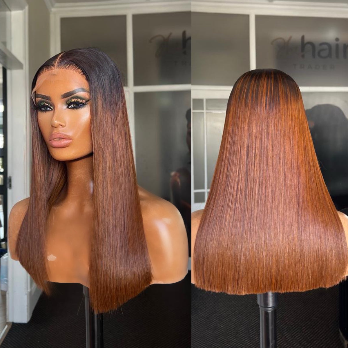 8”–18” Virgin Vietnamese SDD Bone Straight Bob Wig (Coloured)