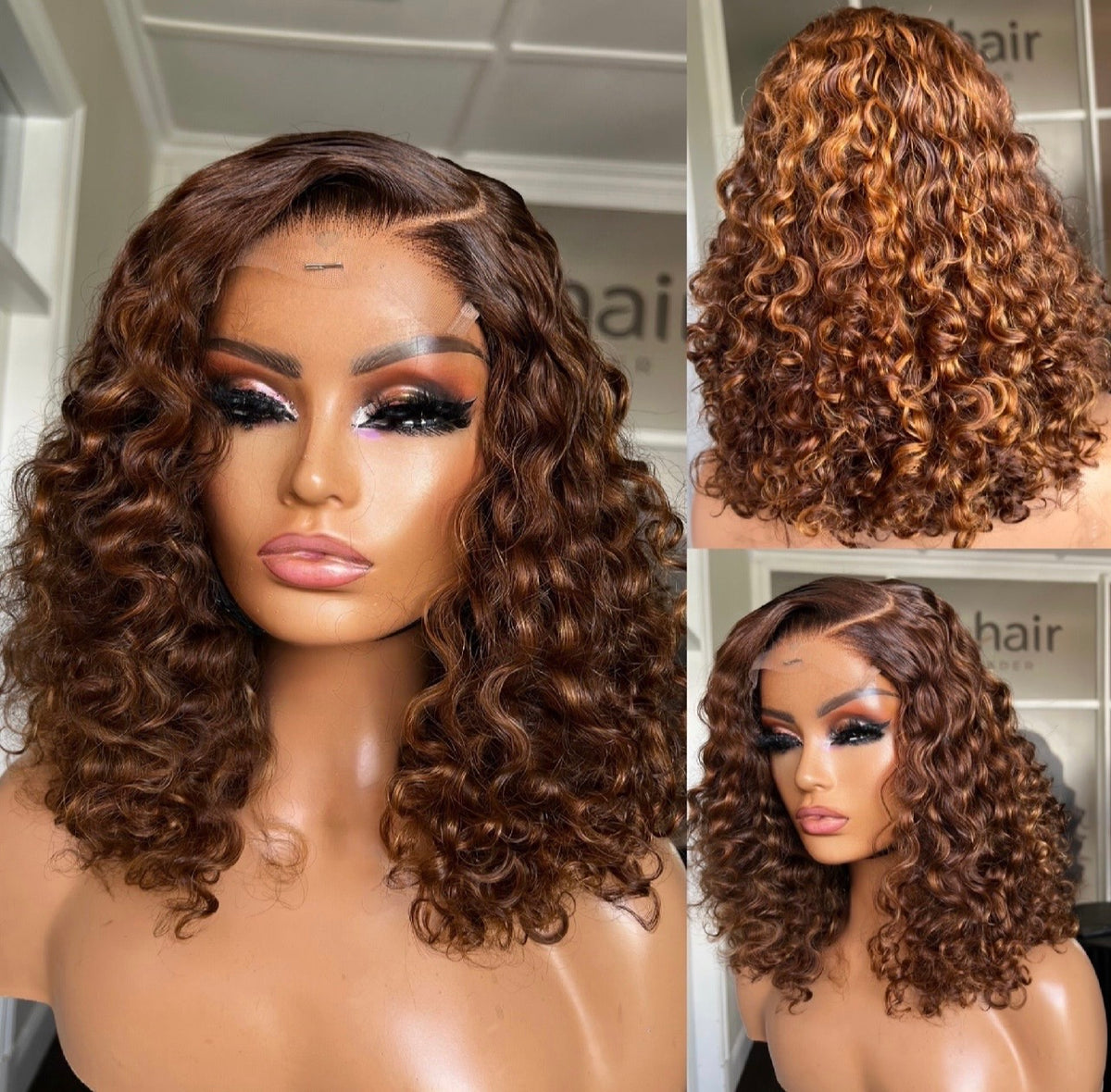 OUTLET 14” - 18” (5x5) Brazilian Ocean Wave Closure Wig 250g