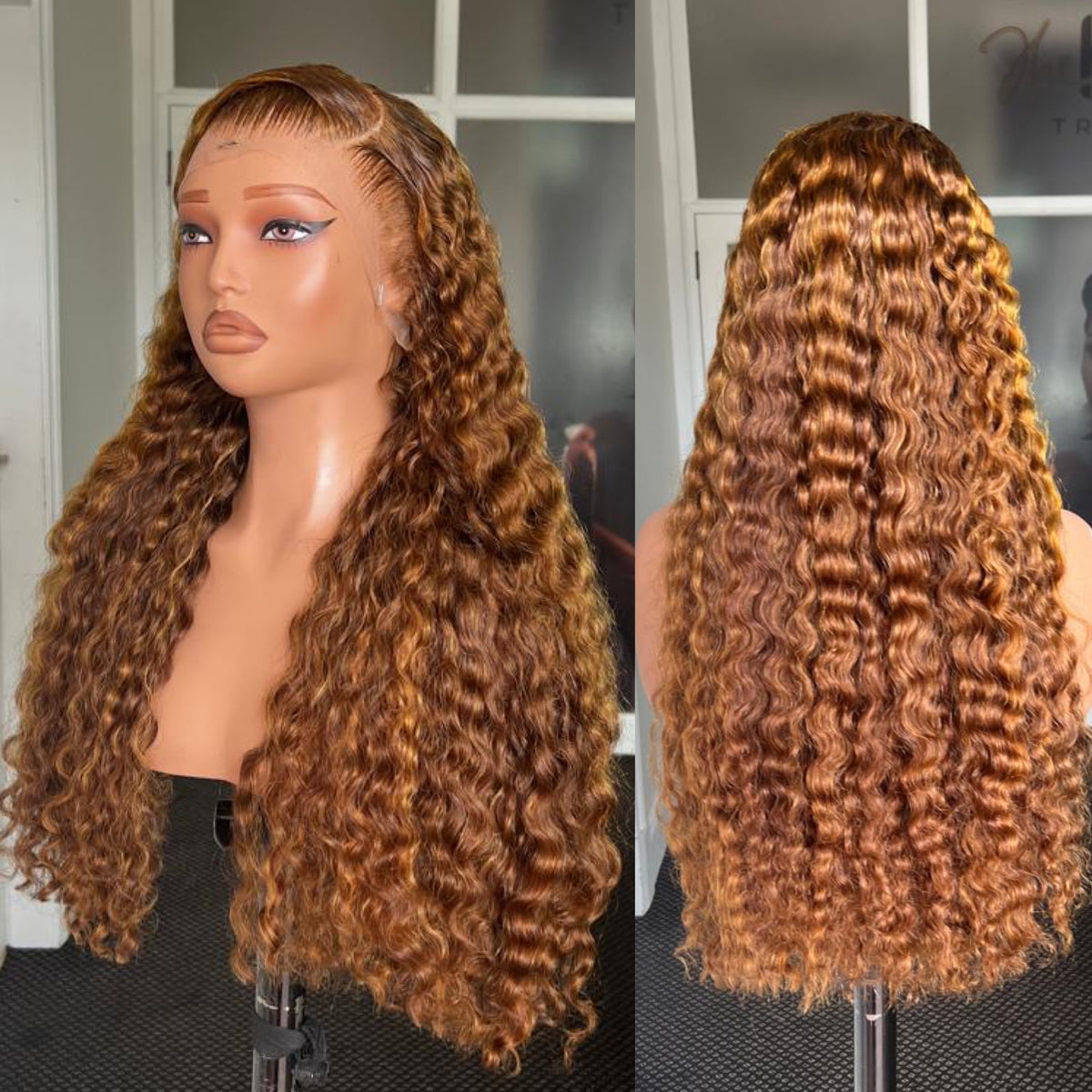 CLEARANCE 30” Brazilian Wavy Frontal Wig 300g (Coloured)