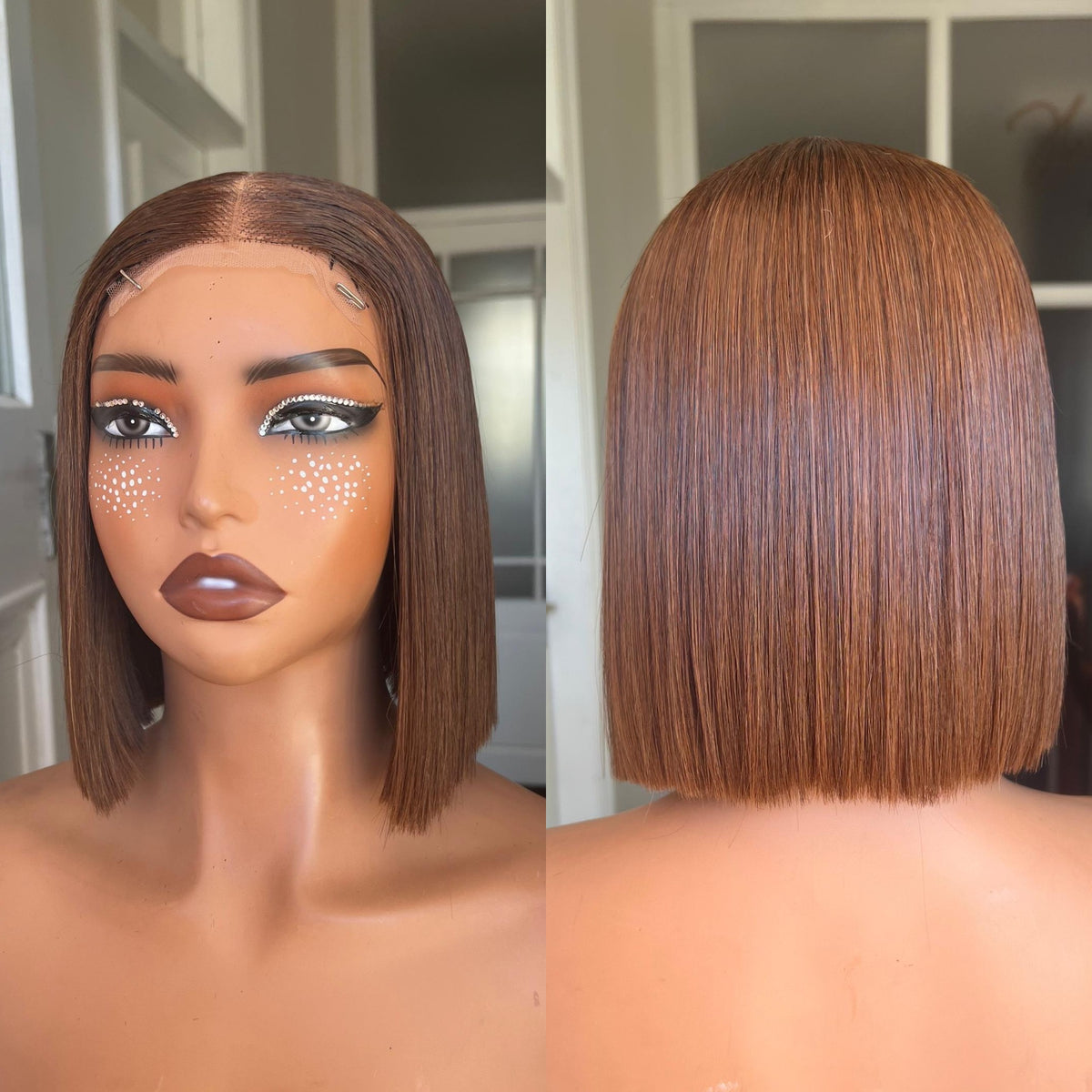 BEST SELLER 8” - 14” Vietnamese SDD Bone Straight Bob Wig 250g