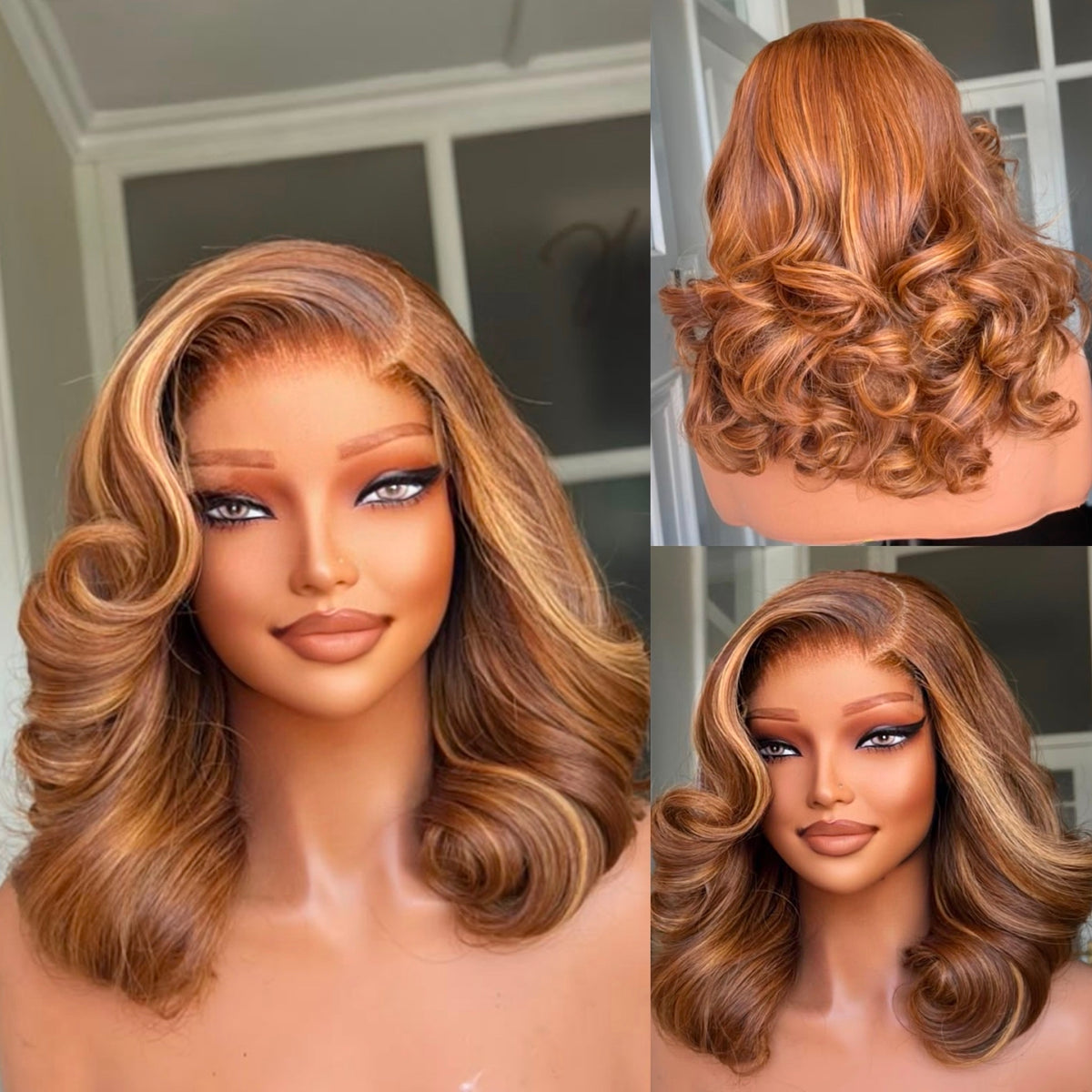 12” RAW VIETNAMESE BOUNCE (5x5) HD CLOSURE WIG 300G