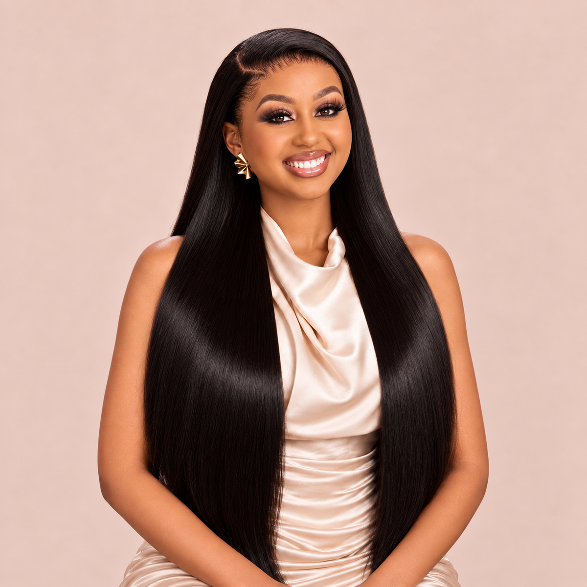SDD Bone Straight Wigs