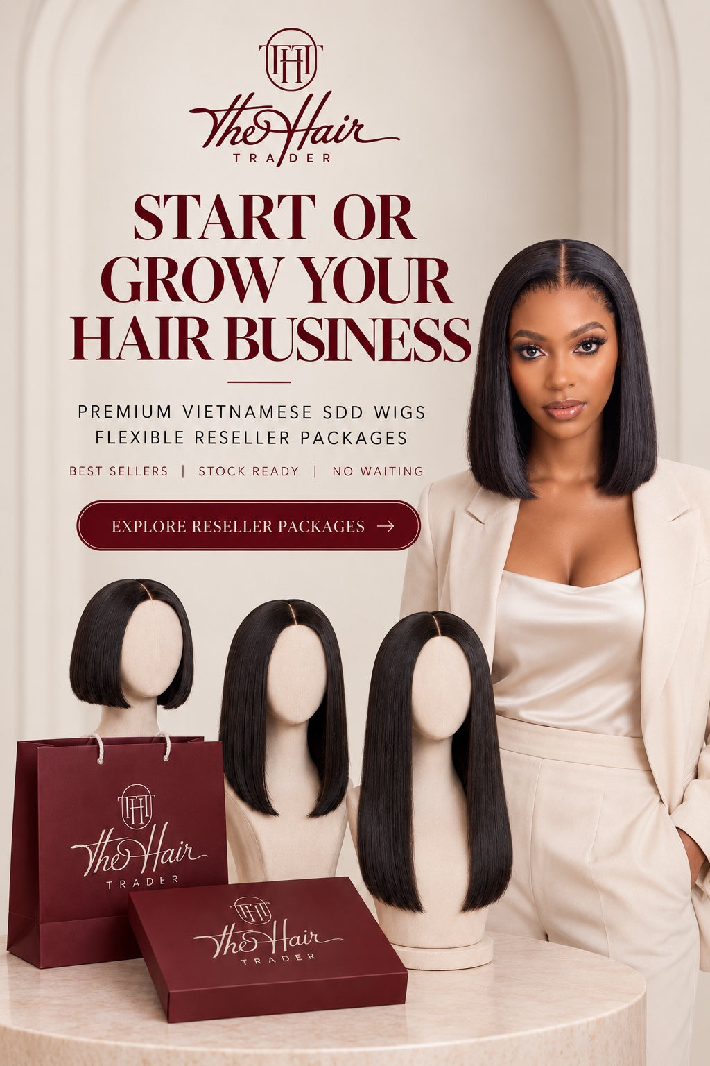 The Hair Trader reseller packages - Start or Grow Your Hair Business